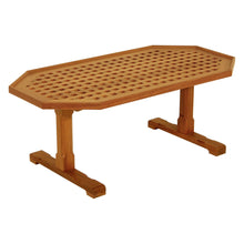 Load image into Gallery viewer, Solid Teak Wood Hexagonal Coffee Table - Brown