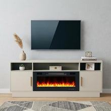 Load image into Gallery viewer, Fireplace TV Stand With Fireplace (734203) - Black