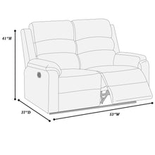Load image into Gallery viewer, 2 Piece Living Room Set With Manual Reclining Loveseat And Recliner