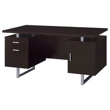 Load image into Gallery viewer, 2 Drawer Floating Top Office Desk