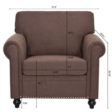 Load image into Gallery viewer, 37.4" 1 Seater Sofa