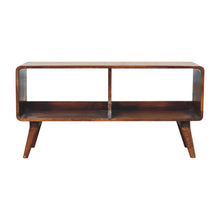 Load image into Gallery viewer, Solid Wood Enclosed Open Storage TV Stand (719196) - Brown