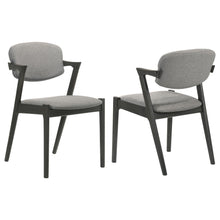 Load image into Gallery viewer, Modern Dining Chair And Zigzag Arm Design (Set of 2)