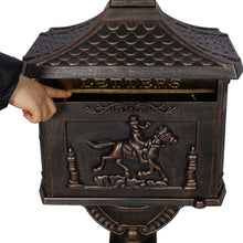 Load image into Gallery viewer, Cast Aluminum Mail Box, Postal Box, Mailbox