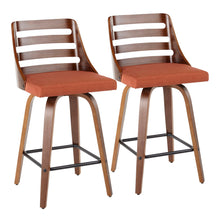 Load image into Gallery viewer, Trevi - Mid Century Modern Counter Stool (Set of 2)