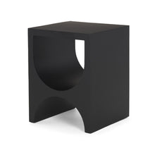 Load image into Gallery viewer, Iron Square Sled End Table - Black