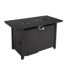 Load image into Gallery viewer, Outdoor Fire Pit Table Durable Construction With Lid - Black
