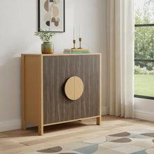 Load image into Gallery viewer, 31" Solid Wood Console Accent Cabinet With Two Doors - Sepia
