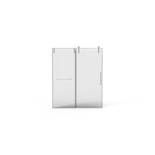 Load image into Gallery viewer, Frameless Shower Door, Sliding Shower Door, Premium 5 / 16" (8 Mm) Thick Tempered Glass Shower Enclosure With Towel Bar, Double Side Easy Clean Coat, Finished With Buffer