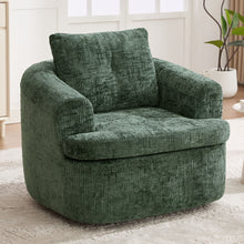 Load image into Gallery viewer, Modern Swivel Barrel Chair With Dual-Layer Cushion