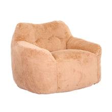 Load image into Gallery viewer, Beanbag Sofa Chair With Armrests Stuffed High Density Foam