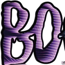 Load image into Gallery viewer, Halloween Ghost Tabletop Sign With LED - Purple / Black / White