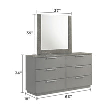 Load image into Gallery viewer, Elara - Dresser - Gray