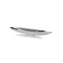 Load image into Gallery viewer, 32" Contempo Shiny Long Boat Tray - Silver