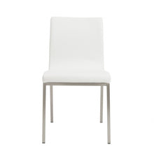 Load image into Gallery viewer, Minimalist Faux Leather Chairs (Set of 2) - White