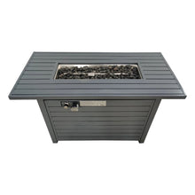 Load image into Gallery viewer, Outdoor Gas Fire Pit Table With Durable Construction And Lid - Gray
