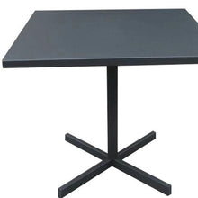 Load image into Gallery viewer, 32" Square Aluminum Pedestal Base Dining Table - Gray