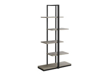 Load image into Gallery viewer, Five Tier Etagere Bookcase - Taupe