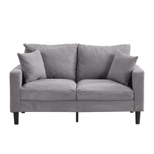 Load image into Gallery viewer, Modern Upholstered Loveseat Sofa, High Resilience