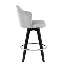 Load image into Gallery viewer, Ahoy - Contemporary Fixed Height Counter Stool With Round Footrest (Set of 2)