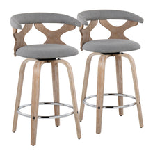 Load image into Gallery viewer, Gardenia - Mid Century Modern Fixed Height Counter Stool With Swivel (Set of 2)