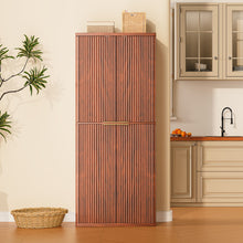 Load image into Gallery viewer, Kitchen Pantry Cabinet With 6 Doors