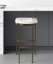 Load image into Gallery viewer, Iron Backless Bar Chair - Gray