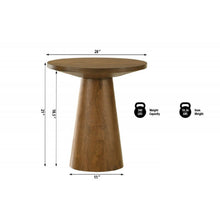 Load image into Gallery viewer, Round Console Table With Pedestal Base