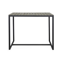 Load image into Gallery viewer, Ernesto - Outdoor Industrial Acacia Wood Bar Table