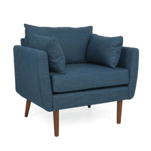 Load image into Gallery viewer, Luminate - Upholstered Fabric Club Chair With Tapered Legs And 2 Accent Pillows