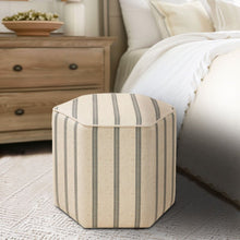 Load image into Gallery viewer, Accent Ottoman Printed Stripe