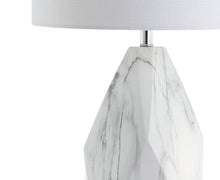 Load image into Gallery viewer, 26" Novelty Table Lamp With Drum Shade - White