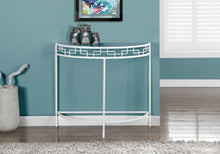 Load image into Gallery viewer, Accent Console Table For Entryway, Contemporary And Modern - White