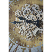 Load image into Gallery viewer, Antique Style Square Wall Clock - Silver / Gold