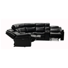 Load image into Gallery viewer, Jupiter - Leather Sectional - Black