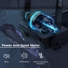 Load image into Gallery viewer, Folding Electric 3.5Hp Treadmill Medium Running Machine Motorised Gym 330Lb, Portable Compact Treadmill Foldable For Home Gym Fitness Workout Jogging Walking, Electric Motorized Power 14Km / H - Gray