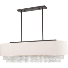 Load image into Gallery viewer, 21" Five Light Dimmable Chandelier With Shades - Bronze