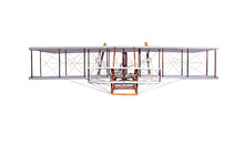 Load image into Gallery viewer, Hand Painted Model Airplane Tabletop Sculpture - Brown / White