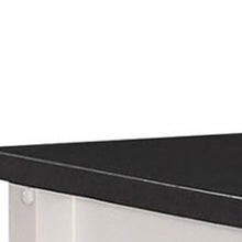 Load image into Gallery viewer, Rubber Wood Kitchen Cart - Black / White