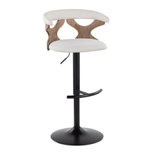 Load image into Gallery viewer, Gardenia - Contemporary Adjustable Barstool & Swivel With Rounded T Footrest (Set of 2)