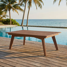 Load image into Gallery viewer, Outdoor Coffee Table, Wide Tabletop For Patio - Brown