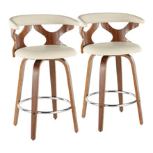Load image into Gallery viewer, Gardenia - Mid Century Modern Counter Stool (Set of 2)