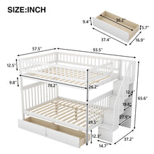 Load image into Gallery viewer, Bunk Bed With Staircase