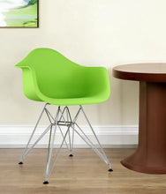 Load image into Gallery viewer, Heavy Duty Plastic Dining Arm Chair - Green