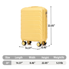 Load image into Gallery viewer, Hard Shell Travel Luggage With Scratch Resistant Surface