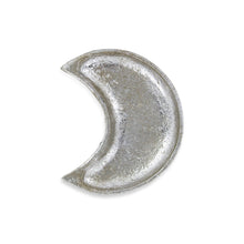 Load image into Gallery viewer, 7" Crescent Cast Iron Vanity Tray - Silver
