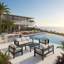 Load image into Gallery viewer, Outdoor Patio Set With All-Weather Thick Cushions