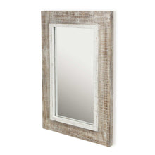 Load image into Gallery viewer, Framed Accent Mirror - Natural / White