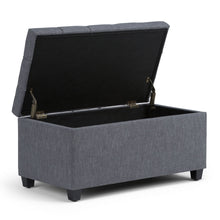 Load image into Gallery viewer, Sienna - Upholstered Storage Ottoman Bench