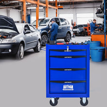 Load image into Gallery viewer, Rolling Metal Tool Chest With Drawers, Steel Storage Cabinet With Ball Bearing Slides
